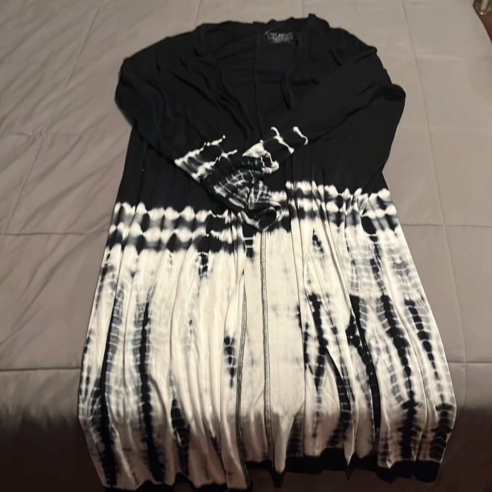 Long duster cardigan